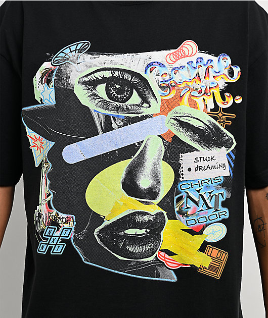 Chrisnxtdoor Stuck Dreamin Black T-Shirt