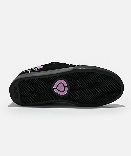 Circa Buckler Black & Lilac Skate Shoes