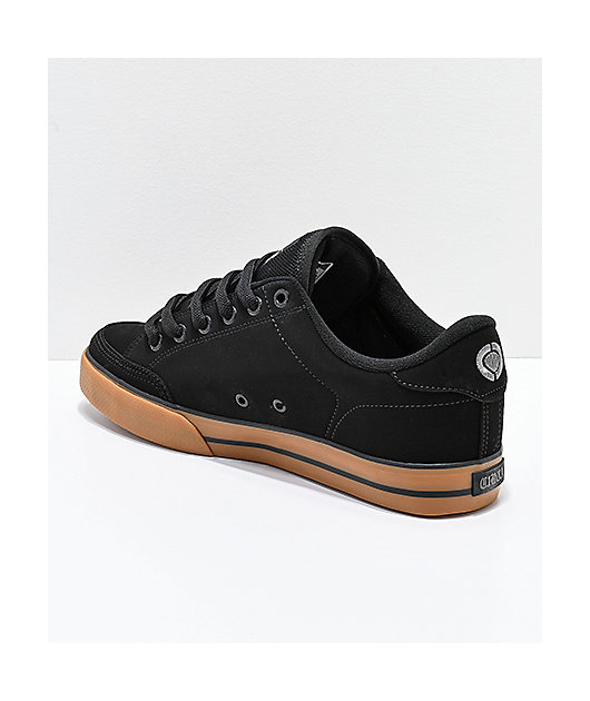 Circa Lopez 50 Black Gum Skate Shoes