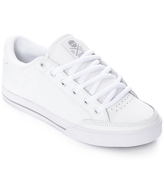 Circa Lopez 50 White \u0026 Grey Skate Shoes | Zumiez