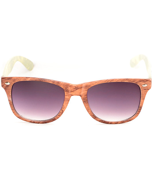 Classic South Pacific Wood & Palm Sunglasses