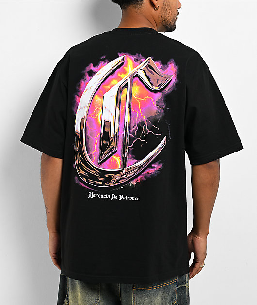 Clika by Herencia de Patrones Muerte Black T-Shirt