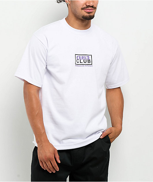 Clika by Herencia de Patrones x Pro Club Heavyweight White T-Shirt