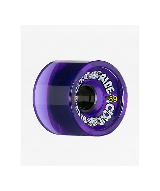 Cloud Ride Clear Purple 69mm 78a Cruiser Skateboard Wheels