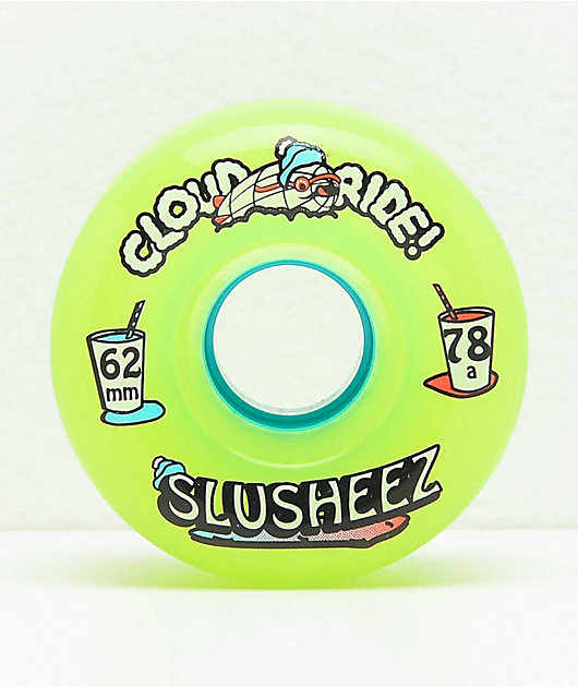 Cloud Ride Slusheez Lime 62mm 78a Cruiser Wheels | Zumiez