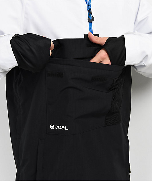 Coal Alder Black & White 10K Anorak Snowboard Jacket