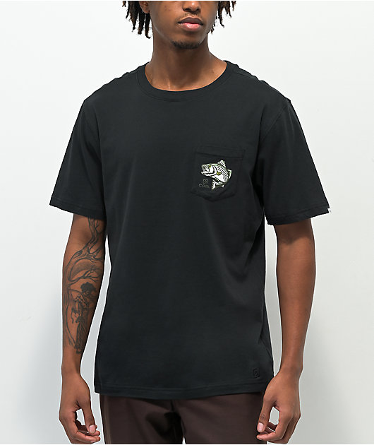 Coal Arroyo Black Pocket T-Shirt