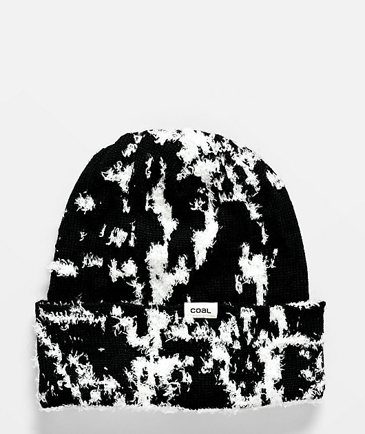 Coal Artefact Terry Black & White Beanie