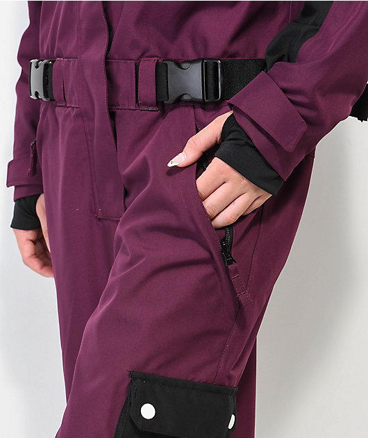 Coal Glacier Purple & Black 20K Snowsuit