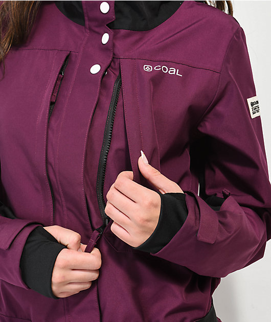 Coal Glacier Purple & Black 20K Snowsuit