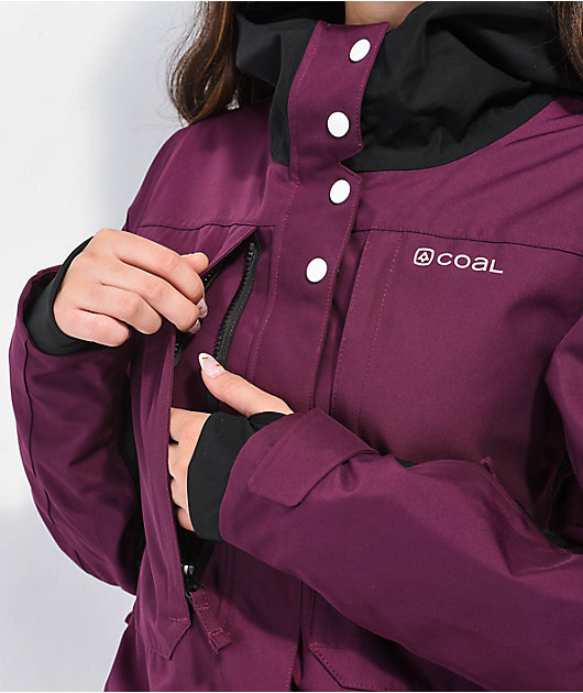 Coal Glacier Purple & Black 20K Snowsuit