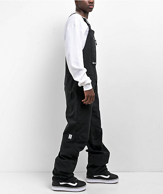 Coal Heron Black 20K Snowboard Bib Pants