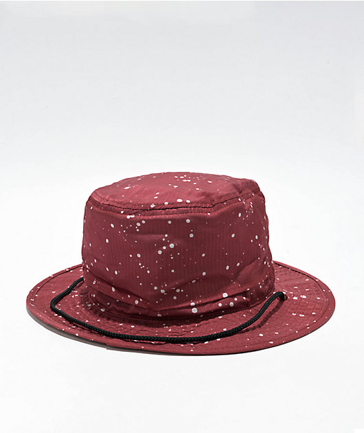 ★VARZAR★ wire brim bucket hat burgundy Wire brim bucket hat Burgundy - VARZAR | 60% - Asian Fashion
