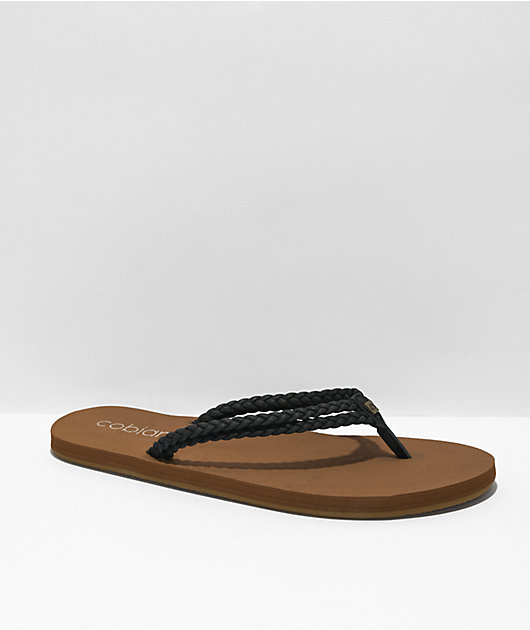 Cobian Leucadia Black Sandals