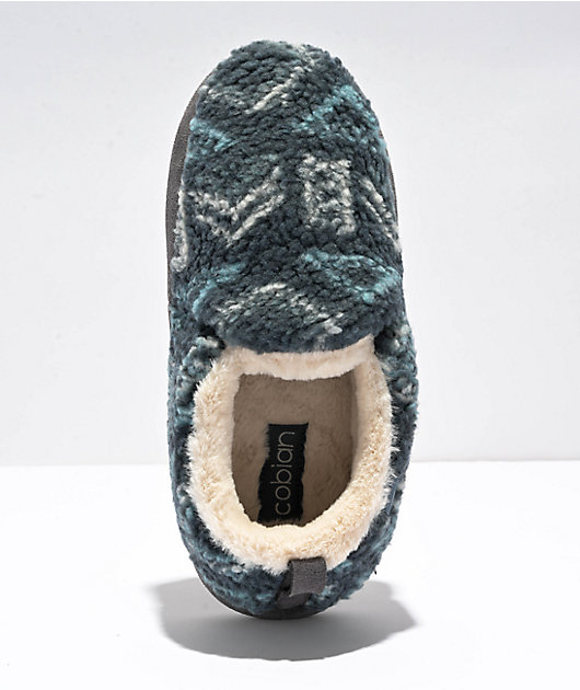 Cobian Sonora Navy Moccasin Slippers