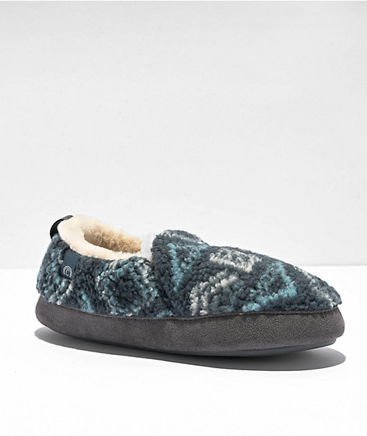 Cobian Sonora Navy Moccasin Slippers
