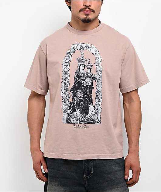 Color Bars La Madonna Natural T-Shirt | Zumiez