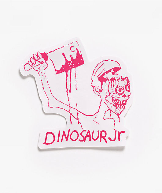 Color Bars x Dinosaur Jr. Start Chopping Sticker