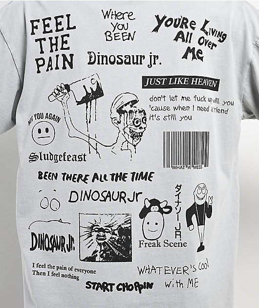 Color Bars x Dinosaur Jr. Weir Grey T-Shirt