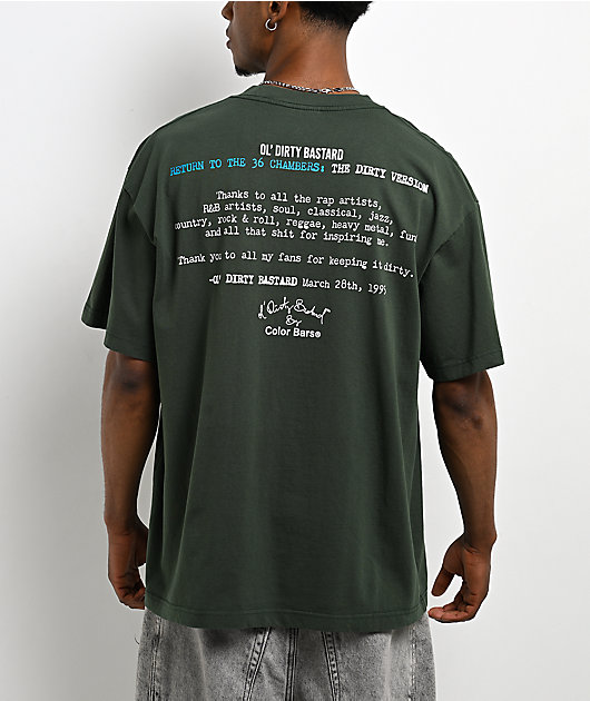 Color Bars x ODB Return Of The 36 Chambers Green T-Shirt