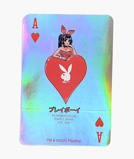 Color Bars x Playboy Ace Of Hearts Sticker | Zumiez