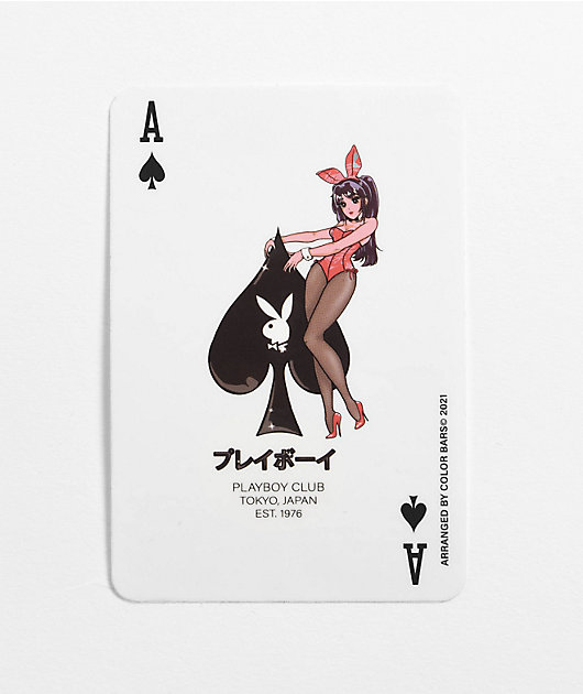 Color Bars x Playboy Ace Of Spades Sticker | Zumiez