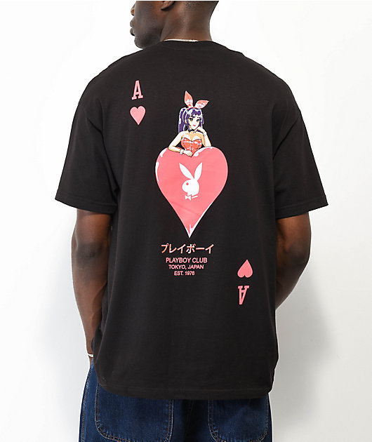Color Bars x Playboy Ace of Hearts Black T Shirt Zumiez