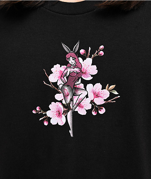 Color Bars x Playboy Blossom Black T-Shirt | Zumiez