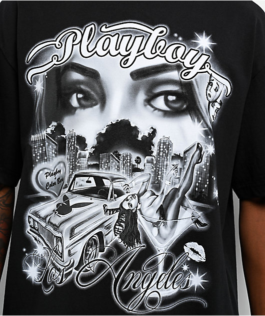 Color Bars x Playboy LA Black T-Shirt | Zumiez