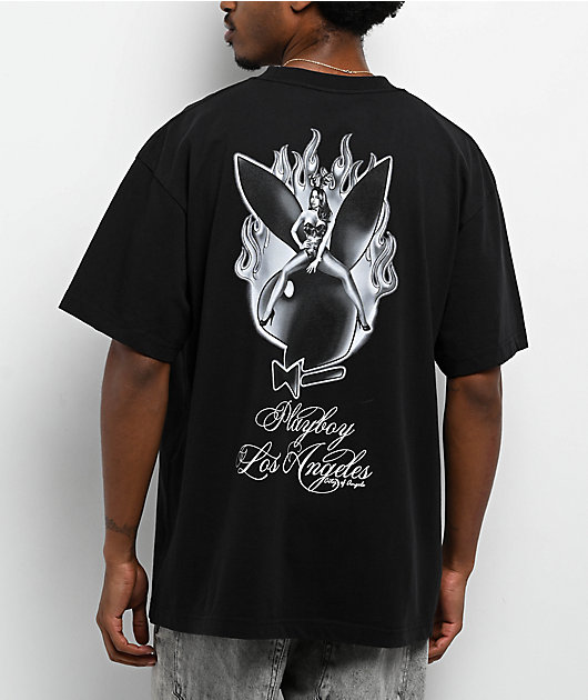 Color Bars x Playboy LA Black T-Shirt | Zumiez