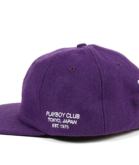 Color Bars x Playboy Tokyo Club Purple Strapback Hat | Zumiez