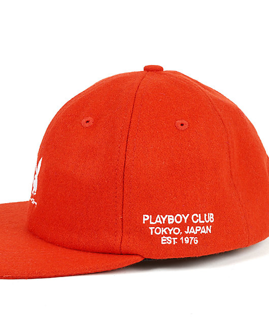 Color Bars x Playboy Tokyo Club Red Strapback Hat | Zumiez