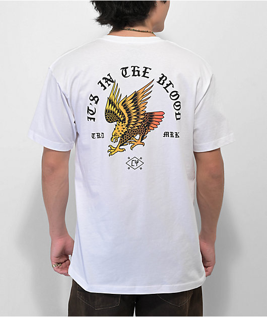 Common Youth Eagle Blood White T-Shirt | Zumiez