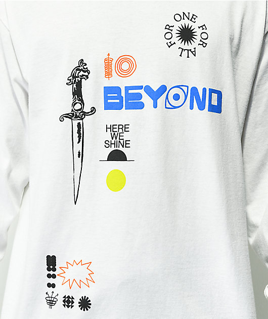 Coney Island Picnic Beyond Dagger Camisa blanca de manga larga