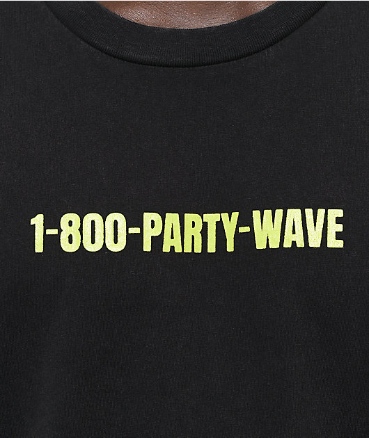 Coney Island Picnic Part Wave camiseta de deslavado negro