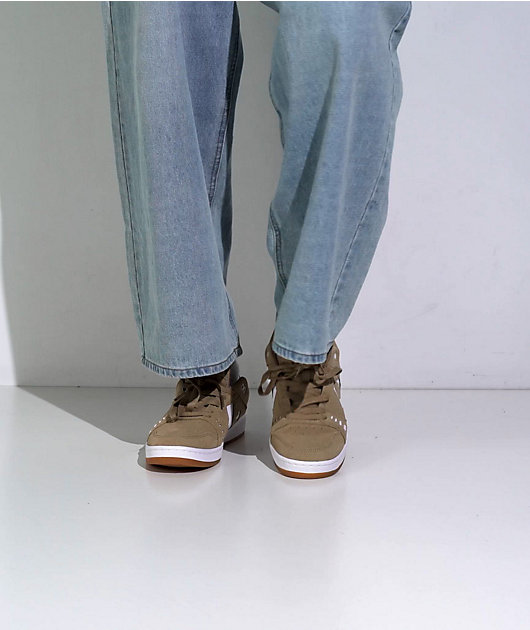 Converse AS-1 Pro Nomad Khaki & White Skate Shoes