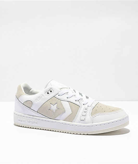 Converse AS-1 Pro White Cream Skate Shoes Zumiez