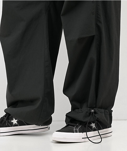Converse Black Parachute Pants