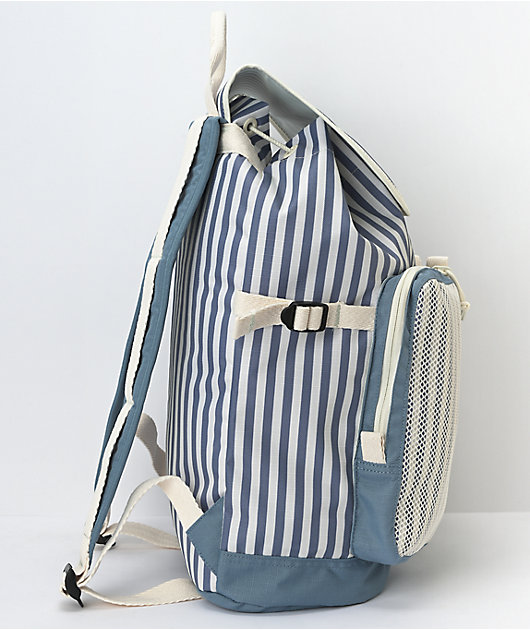 Converse Blue & White Stripe Rucksack