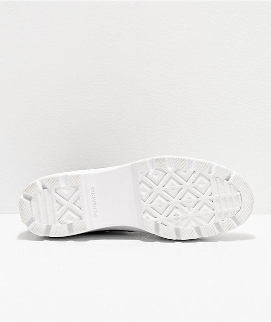 converse ctas hi black lugged shoes
