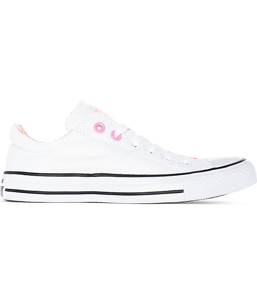 converse madison white pink