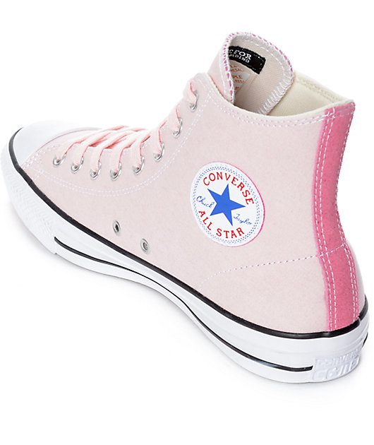 Converse CTAS Pro Vapor Pink \u0026 Pink Glow Shoes | Zumiez