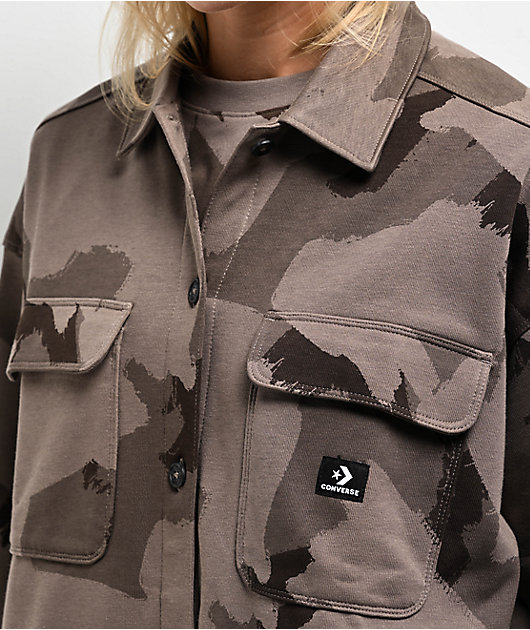 Converse camo coat best sale