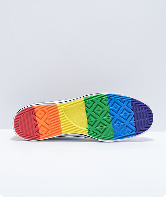 rainbow pride shoes