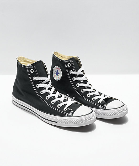 chucks black and white