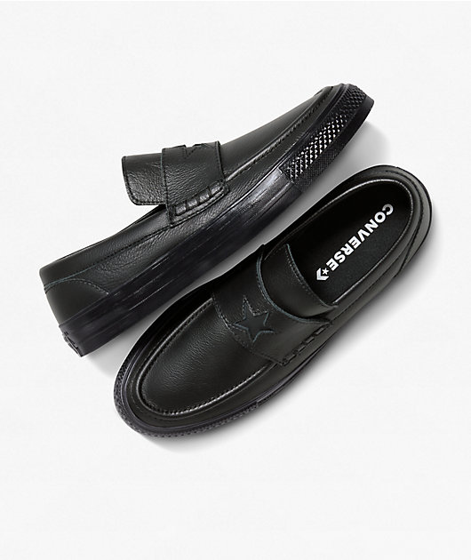 Converse Chuck Taylor All Star Black Loafer Shoes | Zumiez