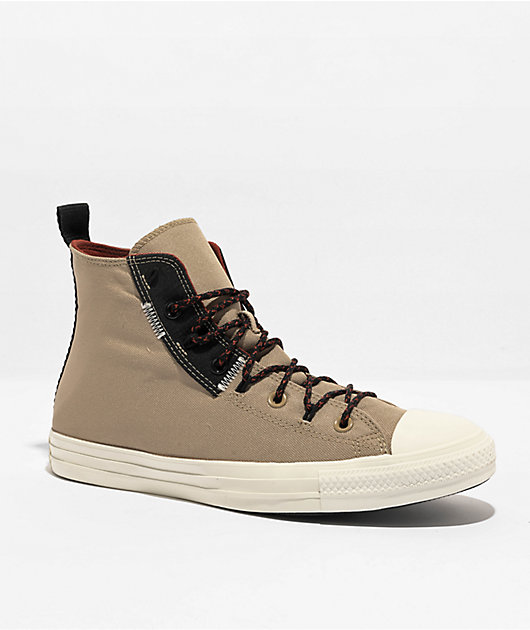 Converse Chuck Taylor All Star Classic Fashion Khaki High Top Shoes Zumiez