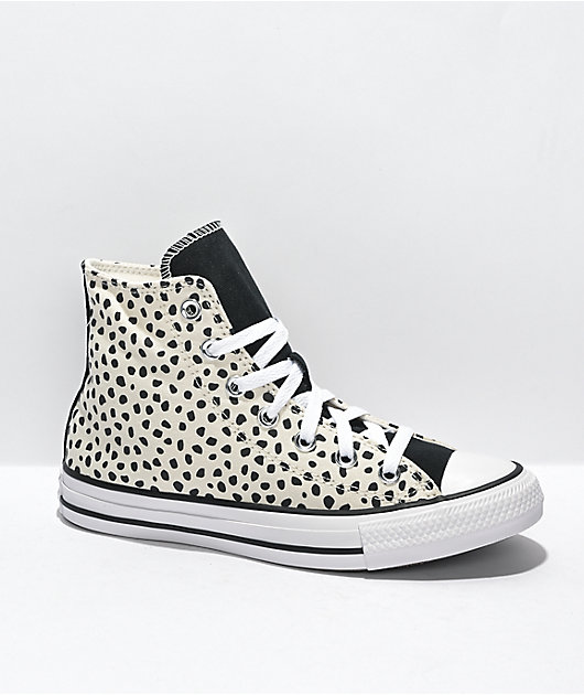 Forstyrrelse hage ildsted Converse Chuck Taylor All Star Creamy Leopard High Top Shoes