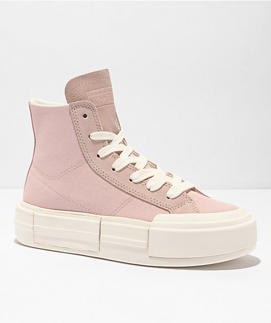 Pink shop platform converse