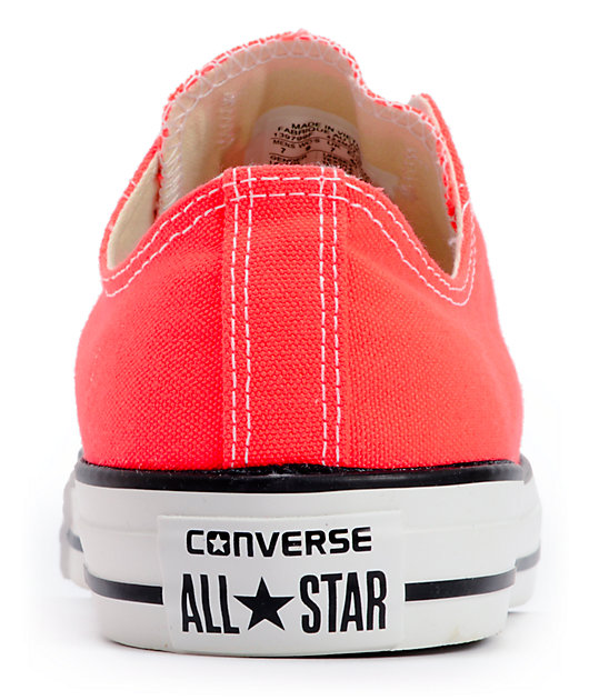 coral converse shoes